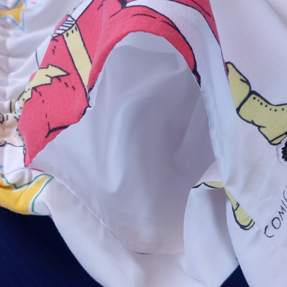 Vintage 1977 Superman The Flash & Wonder Woman Reworked Bennygonia Shorts UNISEX - Picture 8 of 10